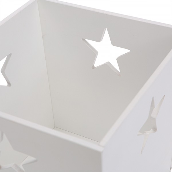 Ящик для хранения детских вещей и игрушек белый со звездочкой