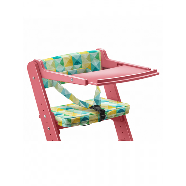 Столик с ограничителем и подушками для растущего стула из березы